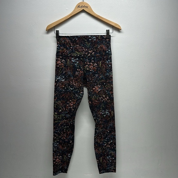 Lululemon Align II Leggings Athletic Pants Pant 25" Foliage Overlay Legging 6 - Picture 1 of 8